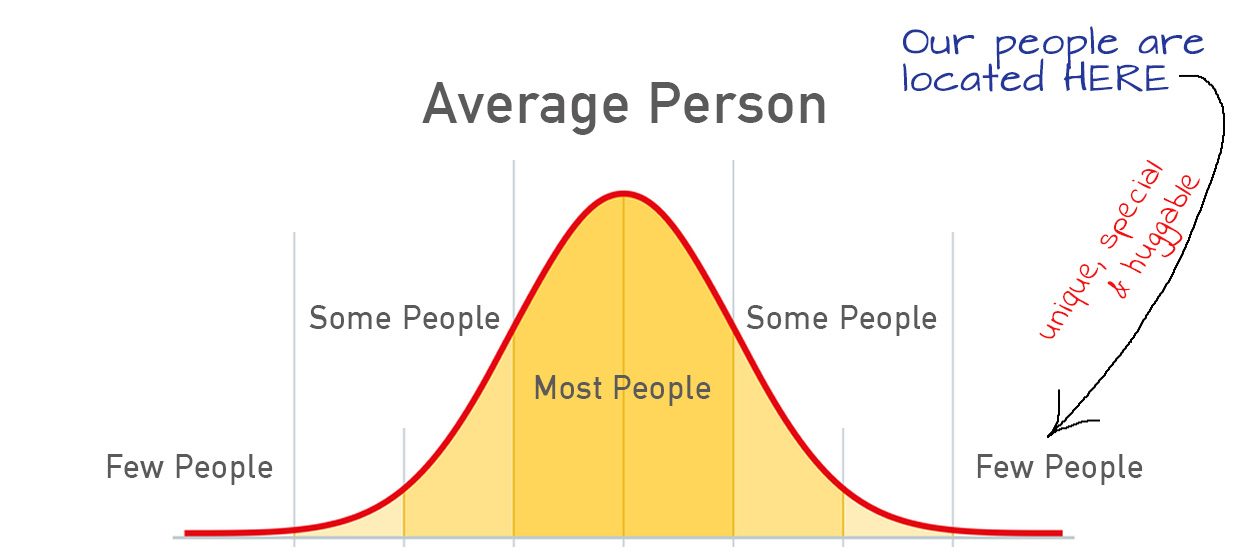 Average Person Bell Curve